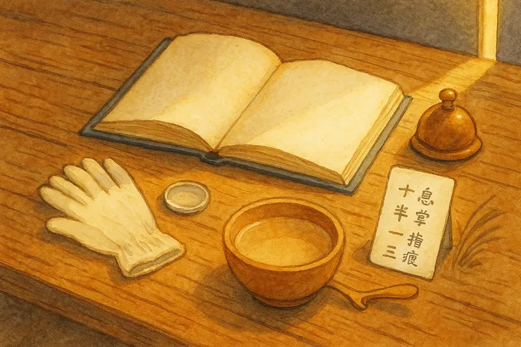 檯面之前，物各就位。