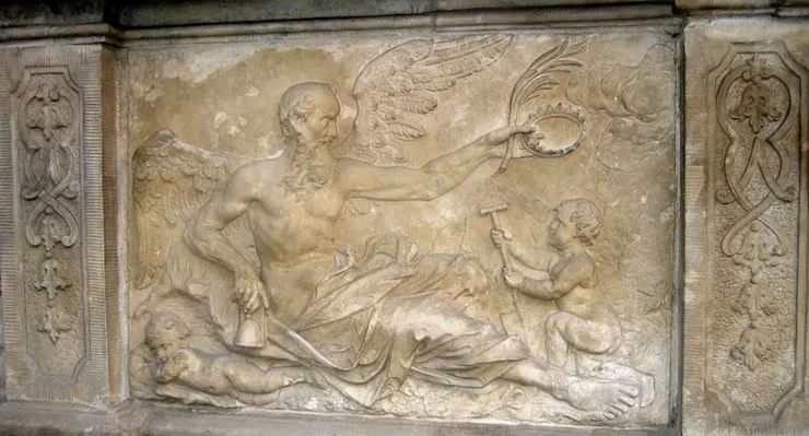 柯羅諾斯(古希臘語:Χρόνος,羅馬化:Chrónos;拉丁語:Chronus)是古希臘神話中的一位原始神,代表著時間。