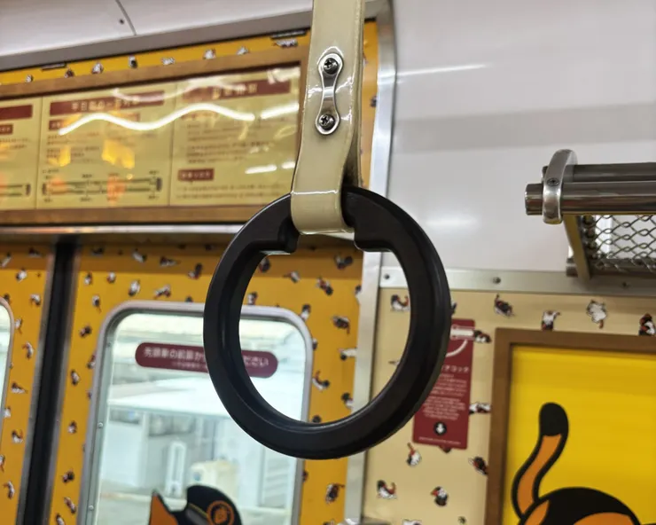 連把手也是有質感木頭（自行拍攝）