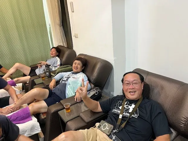 一進門就看到永康社小白兔(左至右Vicky、Winnie、I-Mold)