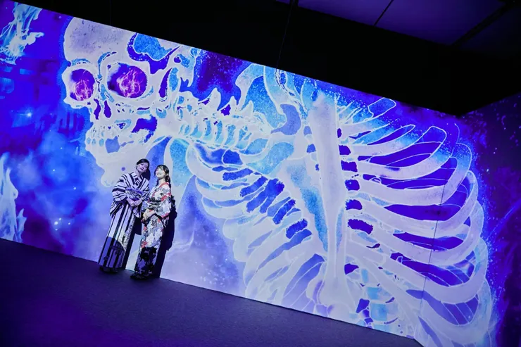 宛如躍入煙火中的影像體驗區