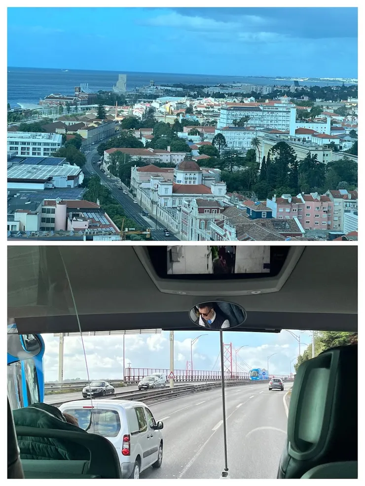 4月25日大橋上遙望貝倫區