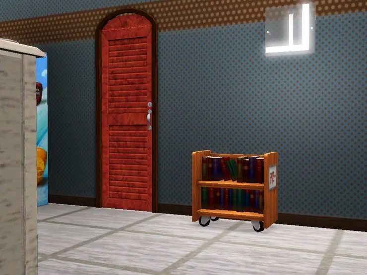 店裏角落的地方。