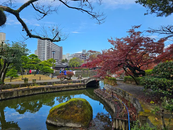 當天遇到下大雨，幸虧沒有下很久，馬上就出現了藍天