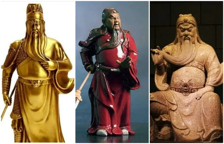 民間膜拜的關聖帝君，除了綠袍之外，尚有紅袍、金袍與無袍等形像，代表的意涵與祭祀的民眾都有所不同。