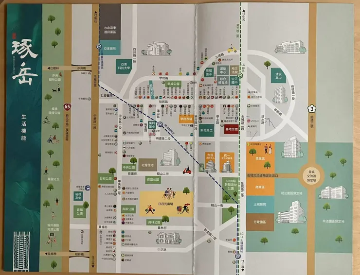 旁邊裕民路就有很完整的生活商圈~