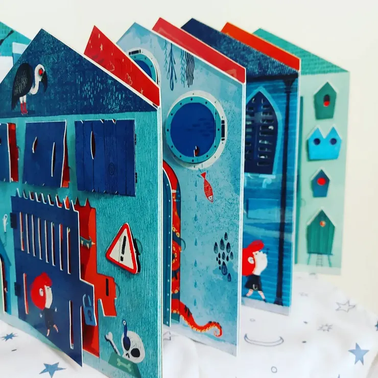 法文風琴書Rue de la peur