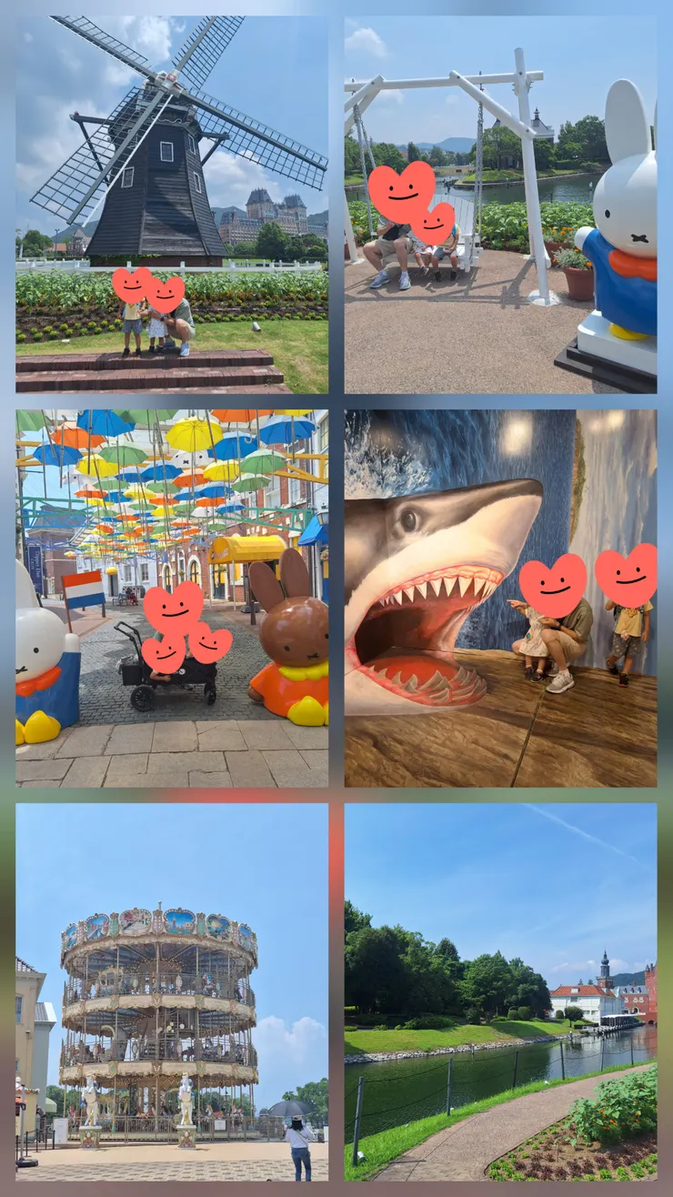 米飛兔很可愛，錯位藝術拍照很好玩