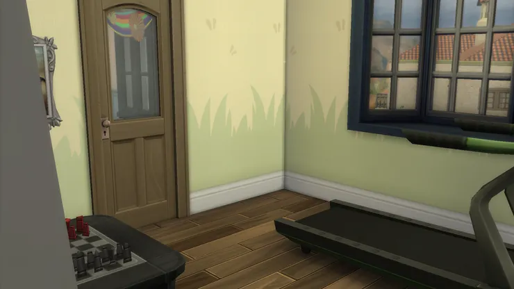 這個房間我設計成消閒娛樂的空間。有地方的話,我喜歡把不同用途的物品放在不同的房間裏。