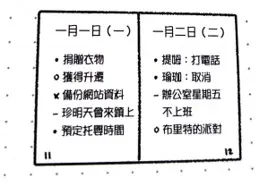 子彈筆記的多元列點模式（截自《子彈筆記思考整理術》）