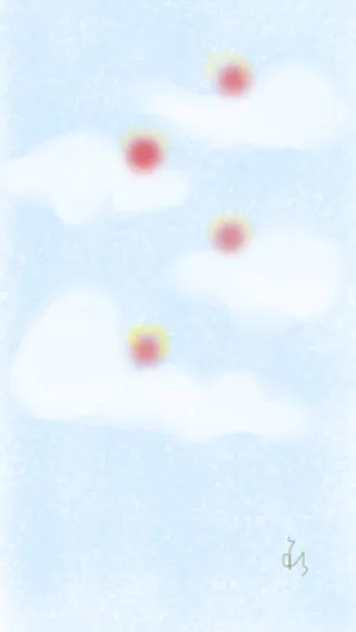 賺了一天雲上太陽