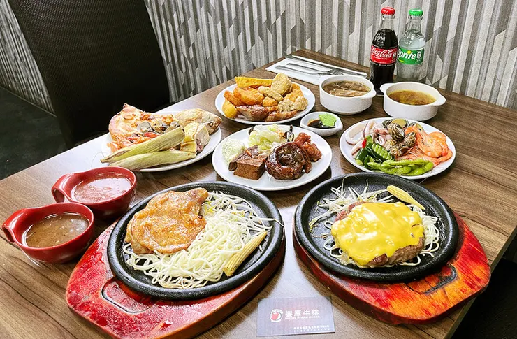 桃園吃到飽推薦│饗厚牛排桃園店:百元預算爽吃百道料理自助吧!