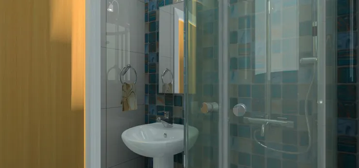 裏面非常簡單，洗手盆旁便是衛浴設備。