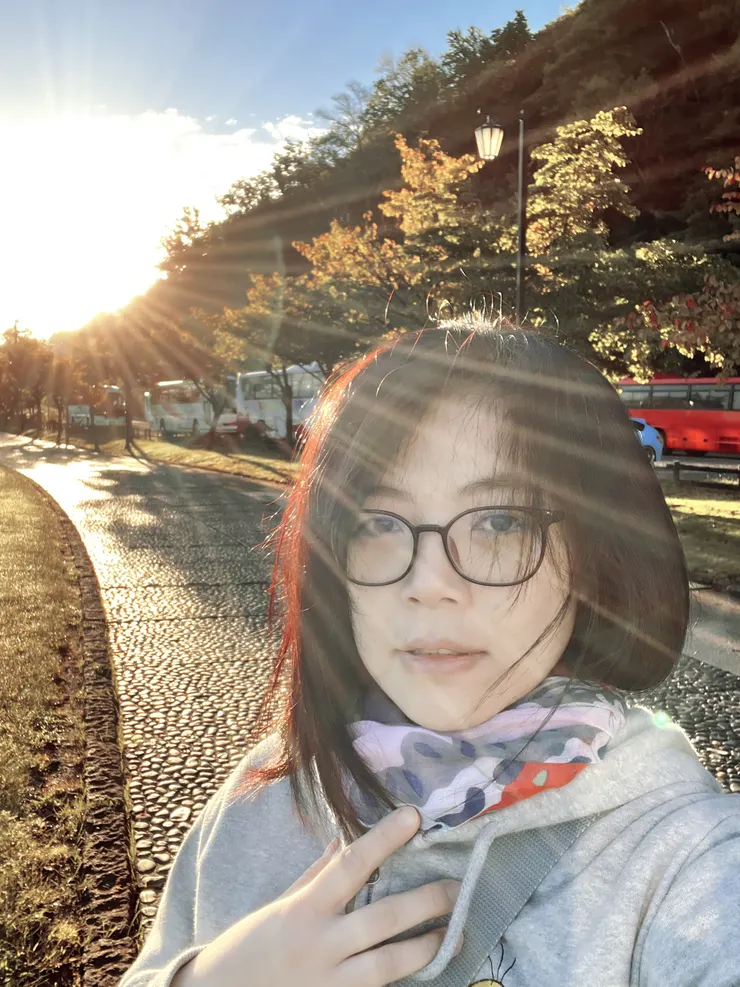 清晨六點 洞爺湖畔的陽光