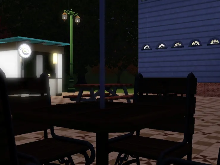 請想象跟朋友來吃東西小聚的輕鬆情形。