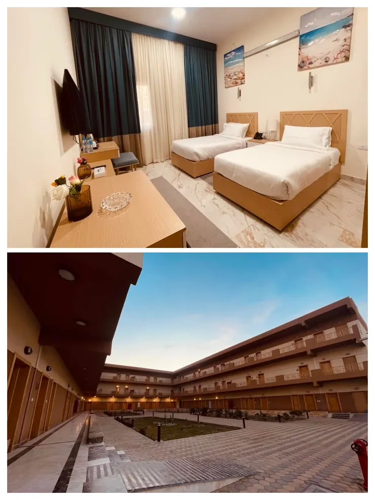 標準雙床客房， 空間大、設備普通。