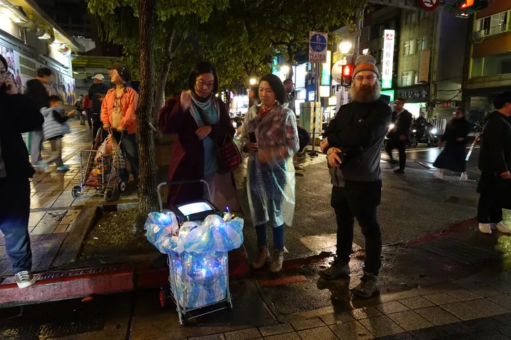 圖八:由左至右為Susu、舫涵、Jon(筆者拍攝)