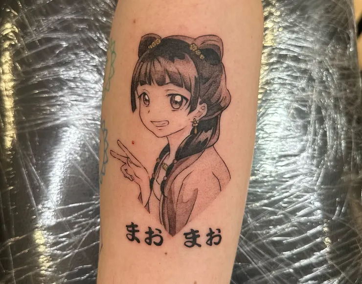 凱克刺青作品－藥師少女的獨語