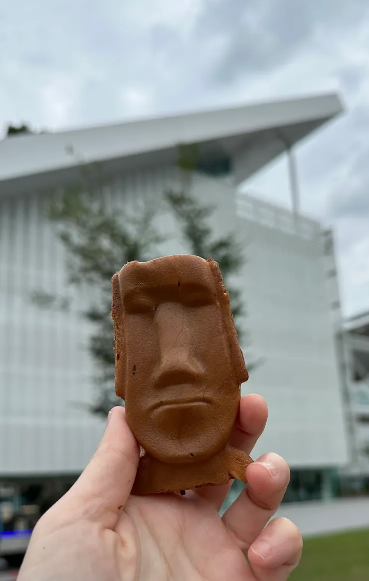 摩艾石像雞蛋糕