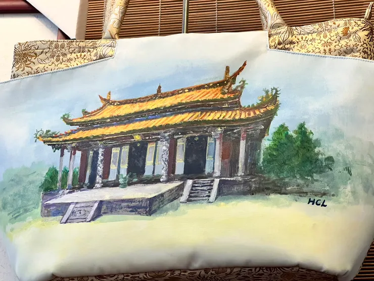 剛剛看的廟宇之美！手工畫！