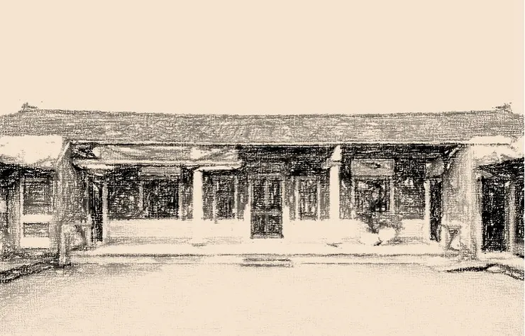 三合院的稻埕是童年戲耍的大本營