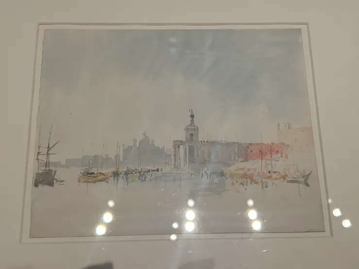 《威尼斯：海關大樓和遠方的奇特雷教堂——清晨》