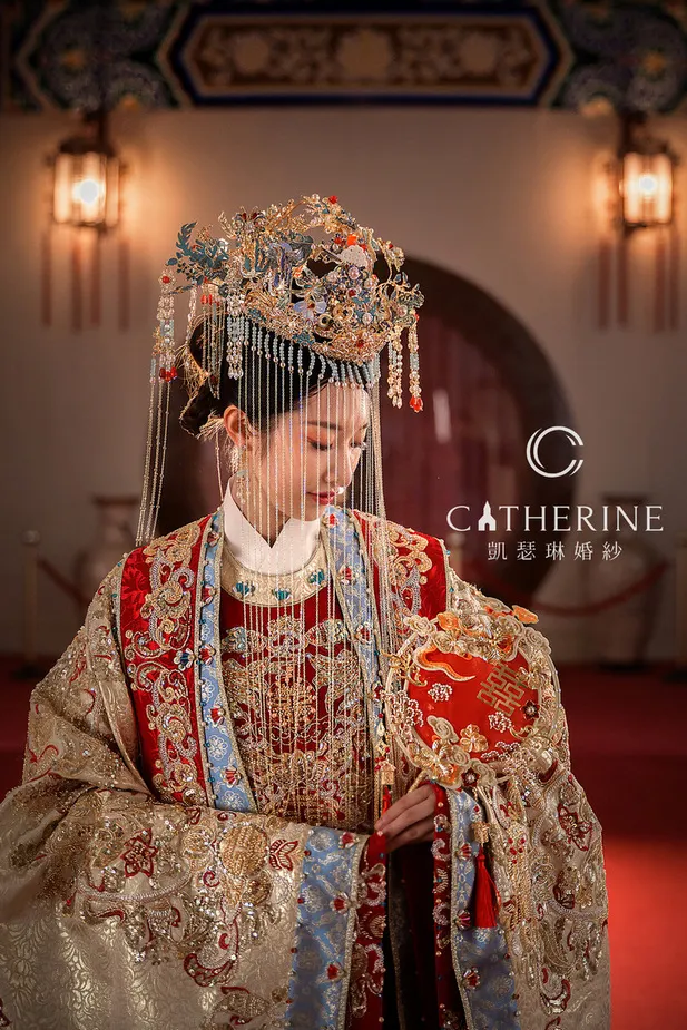 古風婚服首選│漢服│龍鳳掛│秀禾服│中式婚紗│傳統婚服│台北婚紗