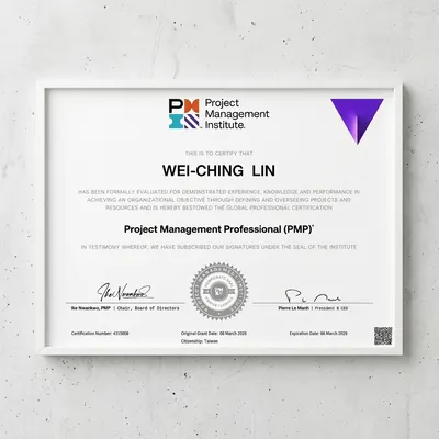 PMP考取心得 附上長宏學員推薦優惠券/長宏舊生推薦價