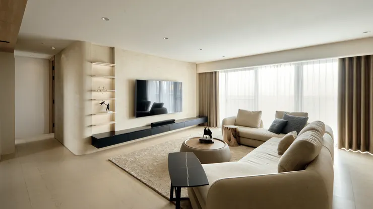 ▲特殊漆室內設計案例<定潮6F>