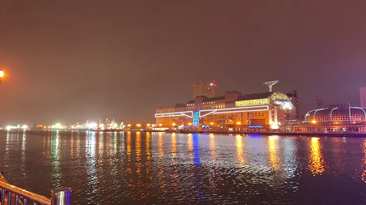 釧路港夜景