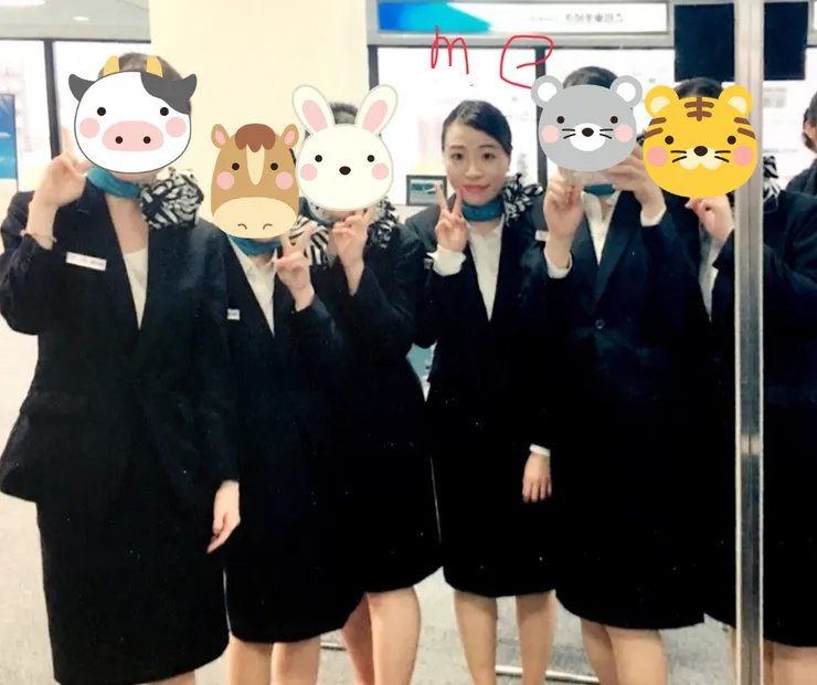 一起努力、朝空服員邁進的夥伴