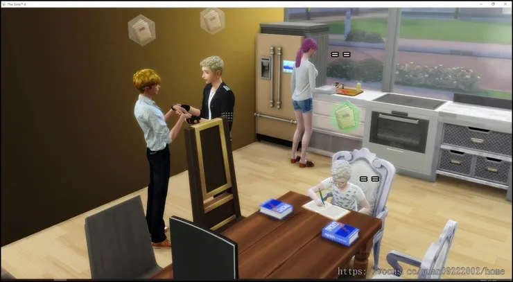 看這兩個在ＥＡ作弄下永遠不認識的狗男男曬恩愛（工沙廢？）