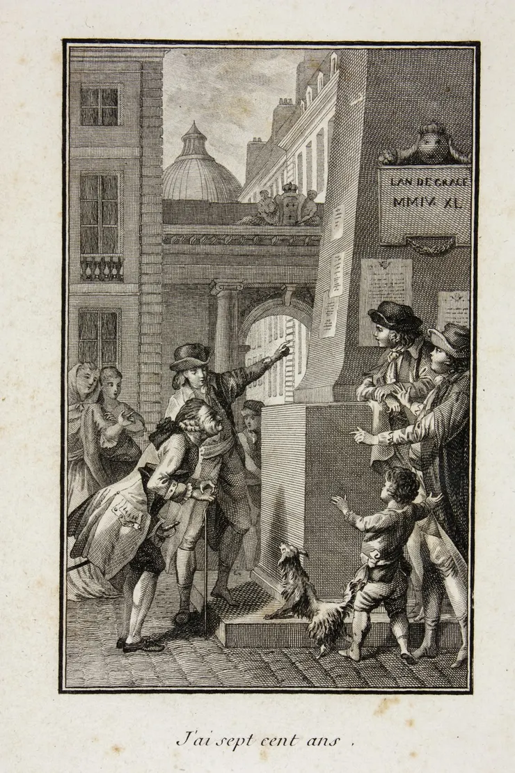 梅西耶（Sébastien Mercier）的烏托邦小說《2440年（L’An 2440）》，出版於1771年。敘述者在2440年的巴黎醒來。