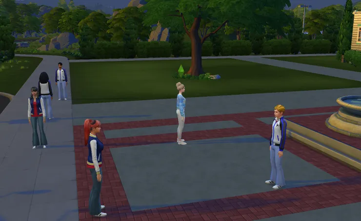 怎麼只有我一個穿便服 0.0