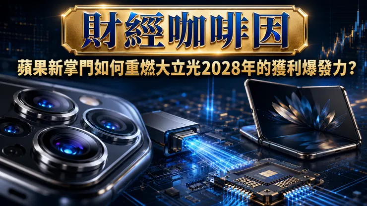 蘋果新CEO即將上任，大立光2028年的EPS更新多少?本益比上修幾倍?｜財經