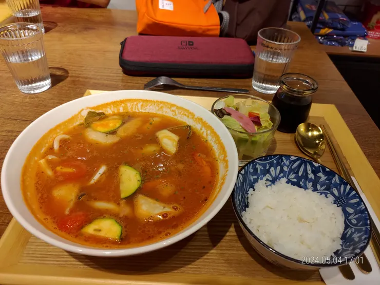 漁夫番茄好海鮮湯 + 飯 套餐 05/04