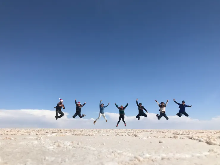 玻利維亞天空之境 我跳好高!!!