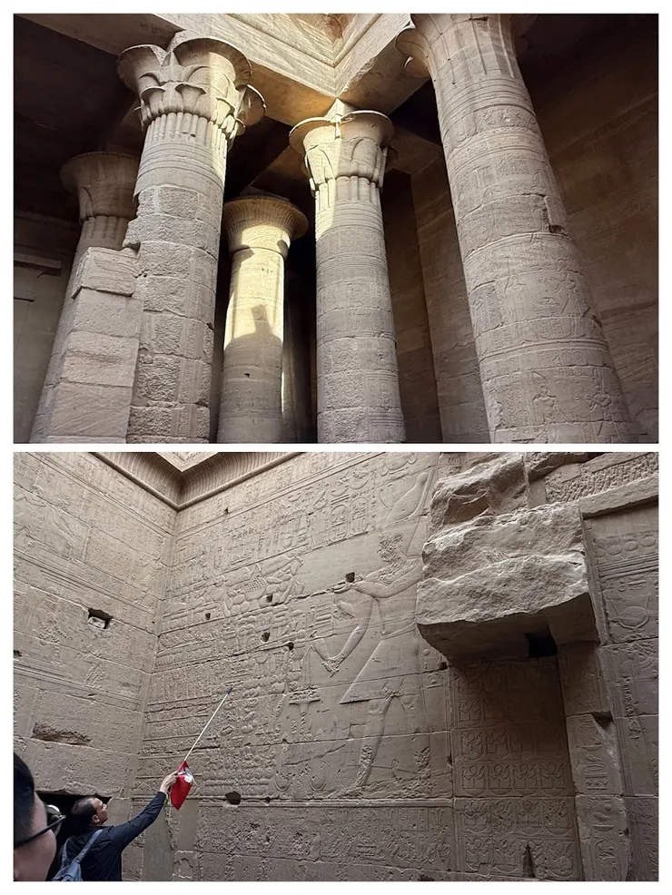 貴族聚會的空間屋頂很高，導遊說明貴族做禮拜時會燒香精。