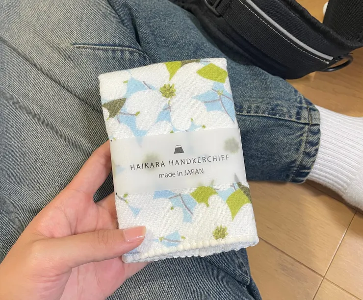 去松山城買的可愛手帕！