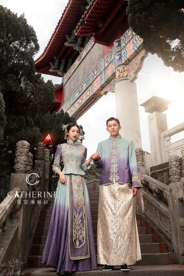 古風婚服首選│漢服│龍鳳掛│秀禾服│中式婚紗│傳統婚服│台北婚紗