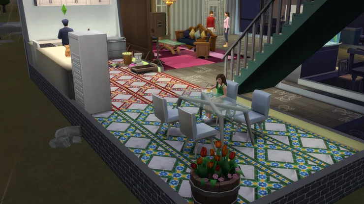 爸爸早上才下班回來，夜神妹妹吃完早餐便要上課了。