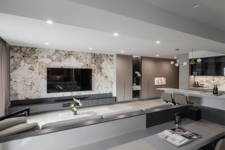 (作品呈現：皇苑御之苑 - 打造高品質生活的空間裝修設計典範｜高雄藝瓦室內設計)