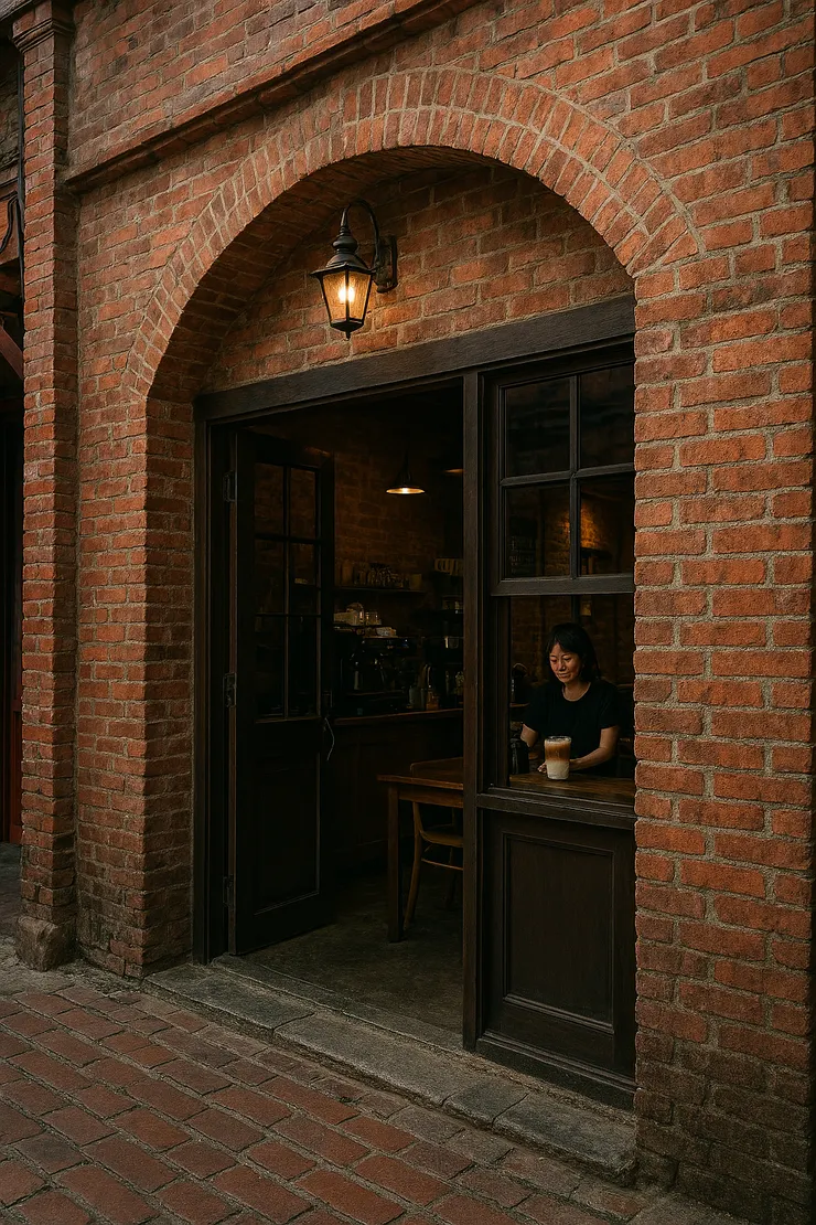 【咖啡靈異十夜談】第八夜：紅磚下的冷拿鐵  安平古街的咖啡館