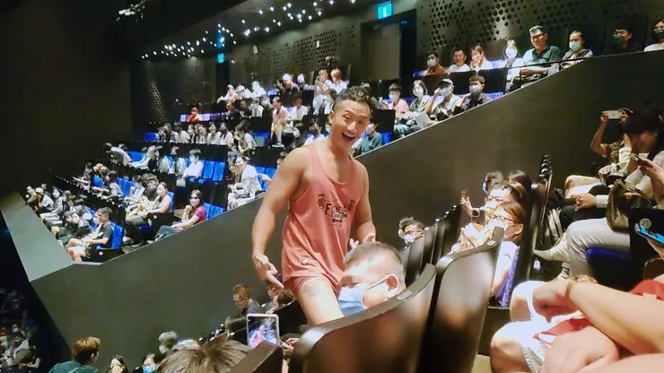 高英軒的大腿（2023/06/04攝）