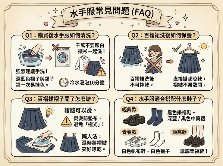 水手服常見問題FAQ