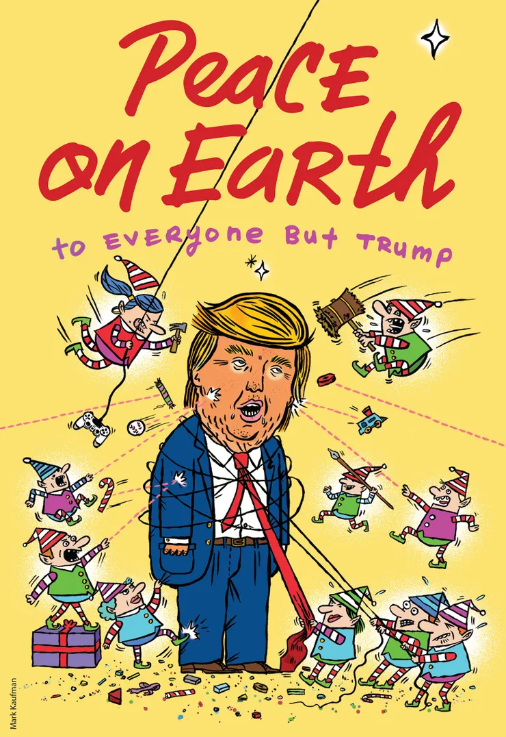 《筆尖雜誌》（The Nib Magazine）是美國一本以募資營運的新興雜誌，不但發行線上、紙本雜誌，也積極以周邊、網路媒體等方式推廣漫畫文化。連優惠活動文宣，也都既逗趣又辛辣。（截自 The Nib Tiwitter）