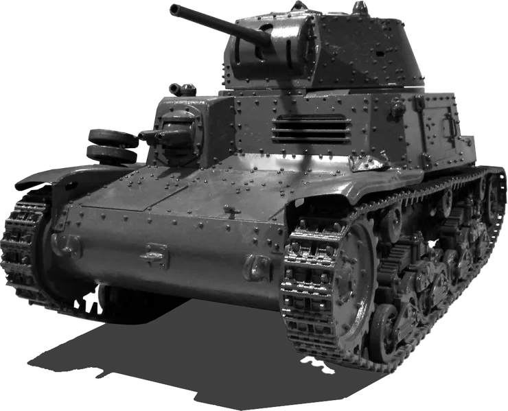 M13/40，意軍將其劃為中型坦克，但被英德等國家視為輕型坦克