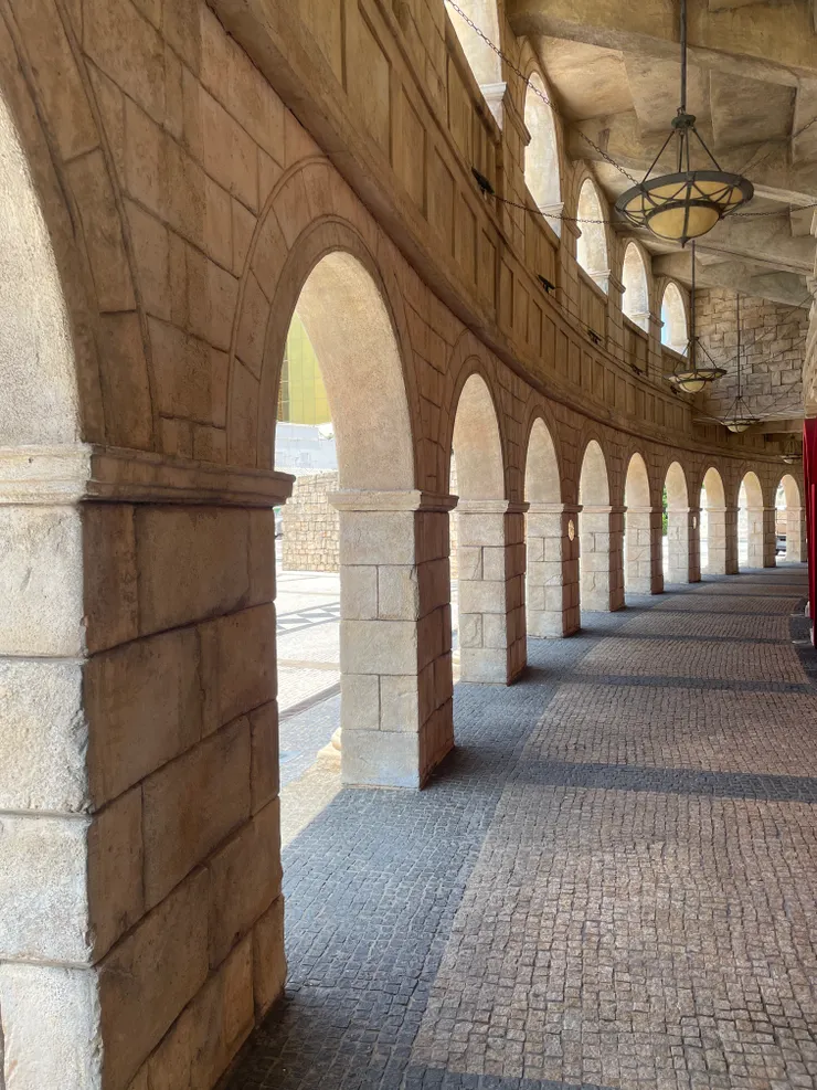 景點~漁人碼頭，羅馬競技場一景。