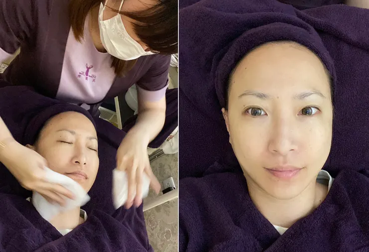 板橋美容去角質保養推薦│芮薇荷夢幻森林spa-板橋館│水飛梭氫水儀