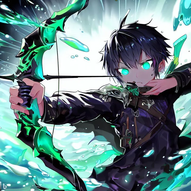 澳東在瀑布中修行